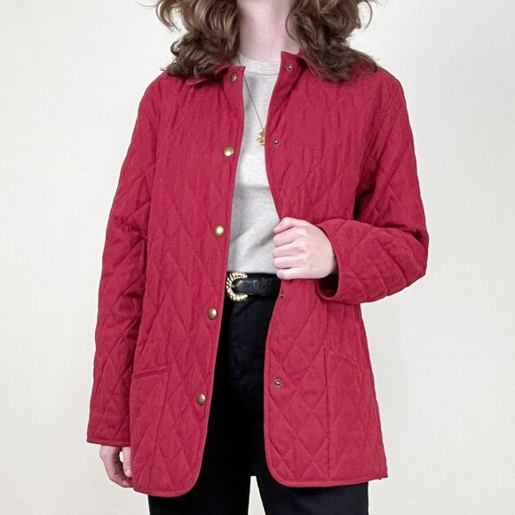 Vintage Quilted Chore Coat Barn Jacket Preppy English Countryside Field Hunting - Picture 9 of 9